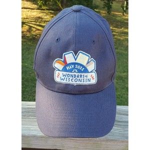 Wonders Of Wisconsin Cheese Hat 2021 Adjustable Navy Blue